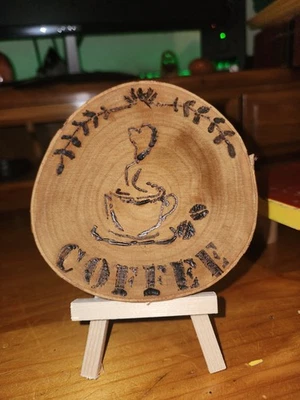 Coffee Decoration Birchwood Sign Coffee Station Decor - Image 1 of 4