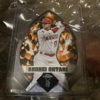 Shohei Ohtani 2022 Ben Baller Topps Chrome Diamond DieCut Orange /25 Dodgers  - Image 1 of 2