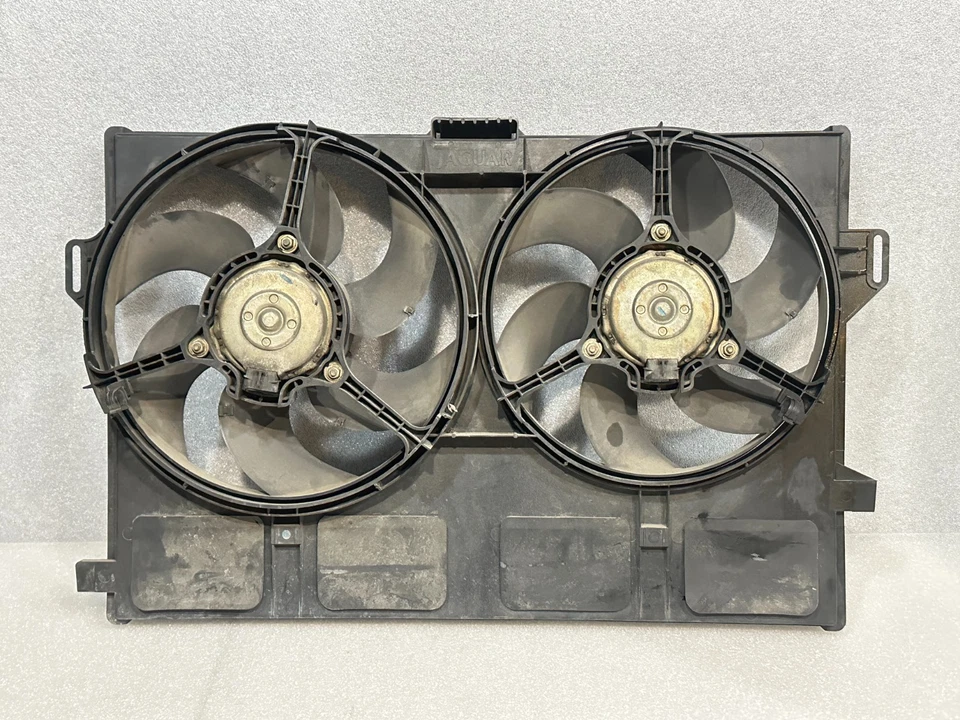 97-03 Jaguar X100 XK8 Motor Radiador Ventilador de Refrigeração Motor Sudário Preto #992 - Imagem 1 de 2