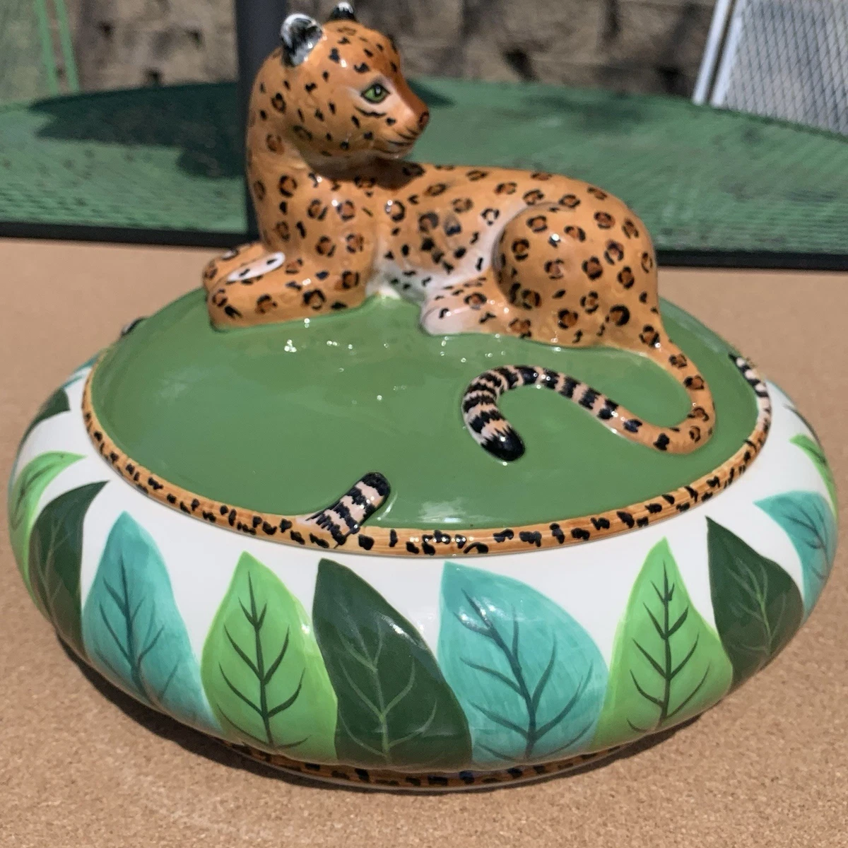 希少　レア　LYNN CHASE リンチェイス　深皿　ジャガージャングル LYNN CHASE Designs - Jaguar Jungle