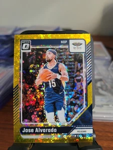 2024-25 PANINI DONRUSS OPTIC GOLD DISCO JOSE ALVARADO 06/10 SSP PELICANS - Picture 1 of 2