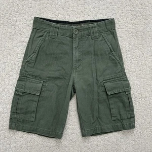 Boy Scouts America Shorts YOUTH 8 Uniform Canvas Cargo Pockets Cotton Green - Picture 1 of 9