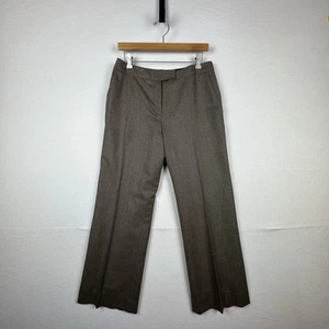 Brooks Brothers Carolina Fit Women’s 100% Wool Tan Brown Slacks Size 10 - Picture 1 of 10
