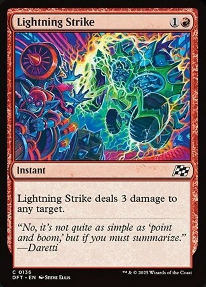 x1 Lightning Strike - Aetherdrift - NM - MTG - Image 1 of 1