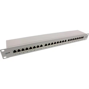 InLine® Patchfeld Cat.6A 24-fach, 48,26cm (19"), 1HE, Lichtgrau - Bild 1 von 2