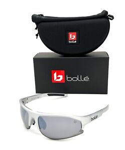 BOLLE BOLT 2.0  Silver Matte / Volt Cold White  Polarized  67mm Sunglasses