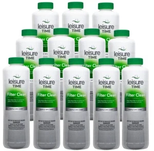 Leisure Time Filter Clean Cartridge Cleaner for Spas and Hot Tubs 1 qt - 12Pack - Picture 1 of 1