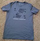Under Armour Boys Youth Large Gray Shirt