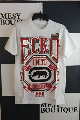 Camiseta Ecko Unltd Para Hombre Originales Cuadrada Blanca Talla: Pequeña Foto 1 de 4