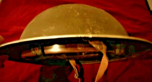 UNIQUE VINTAGE GREEK HELLENIC WWII ARMY STEEL HELMET DATE 1940 - Picture 1 of 10