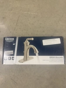 Grifo de baño Grohe 21111EN0 de un solo orificio con una sola manija, níquel cepillado - Imagen 1 de 6
