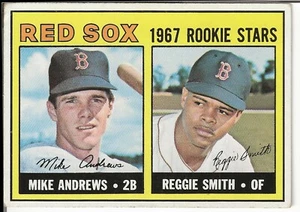1967 Topps - 1967 Rookie Stars #314 Reggie Smith, Mike Andrews (RC) - Picture 1 of 2