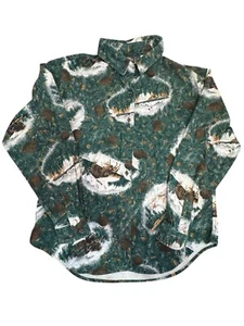 Vintage Woolrich Woods Cabin Button Up All Over Print Shirt in Men’s Size XL - Bild 1 von 6