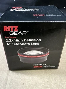 Ritz Gear Pro Serie 2,2x High Definition AF Teleobjektiv für 58 mm, XRG2X58 - Bild 1 von 6