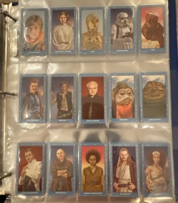 2022 Topps 206 Star Wars Blue Starfield Set Wave 1-4 In Binder 1/245 Sets w/Base - Image 1 of 4