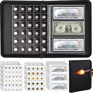 300Pocket World Coin Collection Album Storage Folder Book Money Holder Organizer - Picture 1 of 10