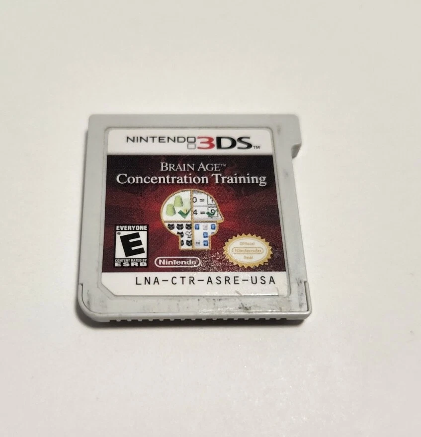 Brain Age: Concentration Training (Nintendo 3DS) Game Only TESTED - Image 1 of 1