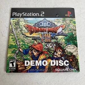 Dragon Quest VIII Demo Disc (PlayStation 2) Sealed New - Picture 1 of 5