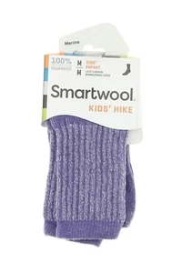 Smartwool Hike Lavender Medium Crew Sock Kids Size M L137819 - Picture 1 of 2