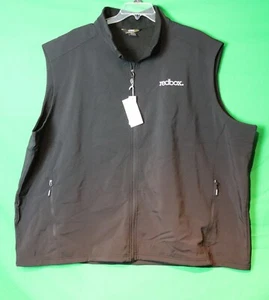 CORE365 CE701 Mens  Soft Shell Black Vest REDBOX RARE New wTags 5xl/5tg (RB631) - Picture 1 of 3