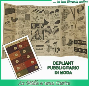 pubblicitario catalogo illustrato di moda merceria lana AU PRIMETEMPS anni 30 - Bild 1 von 7