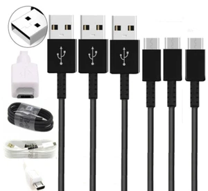 3 X Charging Cable For Amazon Fire 7 HD 8 Kids 10 Tablet Micro USB Charger Lead1 - Zdjęcie 1 z 1