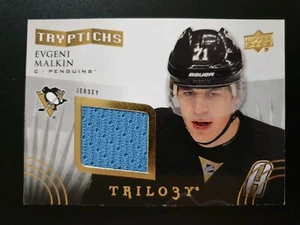 2014-15 Upper Deck Trilogy Tryptichs #TRUS2 Evgeni Malkin JSY #187/400 - Bild 1 von 2