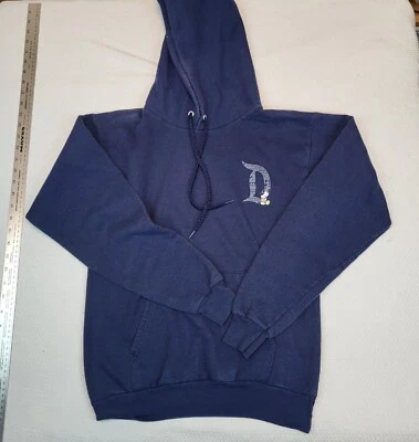 Sudadera con capucha azul pequeña de los parques de Disney Disney Resort logotipo de Hanes D Foto 1 de 4