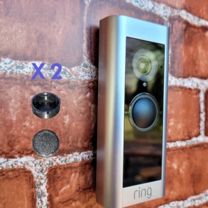 Replacement Ring Doorbell Pro button, durable PETG, crack-resistant, easy fit. - Picture 1 of 4