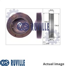 NEW CRANKSHAFT BELT PULLEY FOR RENAULT MEGANE SCENIC JA0 1 K4M 708 RUVILLE