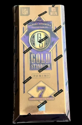 2020 PANINI GOLD STANDARD FOOTBALL HOBBY BOX 5 Auto's or Relics Per Box.  SEALED - Image 1 of 4