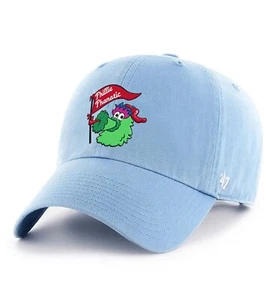 47 Philadelphia Phillies Mascot Clean Up Adjustable Hat- Light Blue - Picture 1 of 2