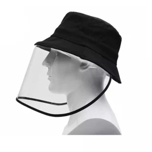 Schutzkappe transparent Full Face Anti-Staub Speichel winddicht Fischermütze - Bild 1 von 9