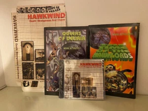 HAWKWIND Quark Strangeness Charm CD w/Griffin Box 2 Books (Time of..Queens of..) - Picture 1 of 1