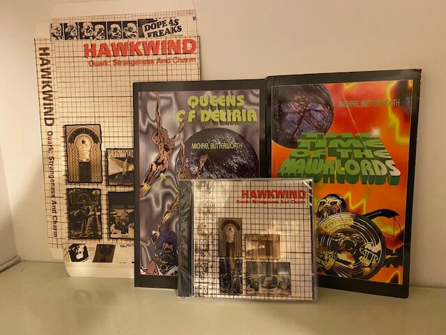 HAWKWIND Quark Strangeness Charm CD w/Griffin Box 2 Books (Time of..Queens of..) - Image 1 of 1