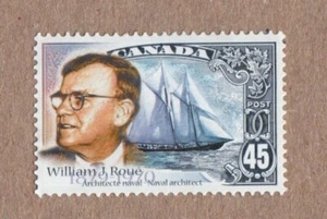 BLUENOSE NAVAL = ARCHITECT = WILLIAM JAMES ROUE = Canada 1998 # 1738 MNH - Picture 1 of 1