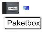 Pudełko na paczki Naklejki Pakiety Pudełko Oznakowanie Opakowanie Pudełko Naklejka (R41/2)
