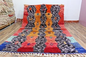 Moroccan Berber Rug 298x195 cm – Handmade Wool Carpet – Bohemian Tribal Area Rug - Picture 1 of 14