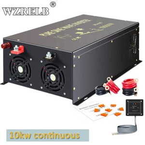 10000W Power Inverter 24V Pure Sine Wave Home Generator 110V 220V Solar Pump RV - Picture 1 of 11