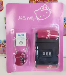 HELLO KITTY SANRIO LUCCHETTO CINTURA PER VALIGIA CINGHIA 2011 NUOVO BLISTER - Foto 1 di 2
