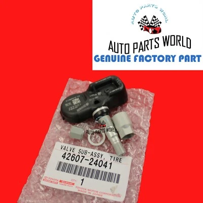 NEW GENUINE OEM LEXUS 02-06 SC430 GOLD TIRE PRESSURE MONITOR SENSOR 42607-24041 - Image 1 of 2