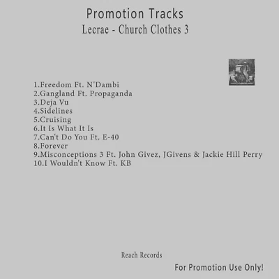 Christian Rap/Hip-Hop.. White CD. Lecrae - Church Clothes 3 Foto 1 de 2