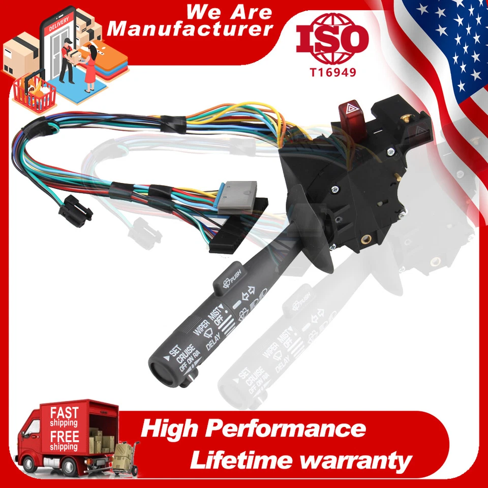 Interruptor de palanca de control de crucero de señal de giro para camioneta Chevy EE. UU. Foto 1 de 4