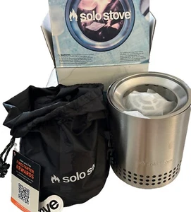 Solo Stove Mesa Outdoor Smokeless Tabletop Fire Pit Stainless Steel Small 6.8” - Picture 1 of 13