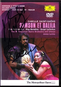 DVD Placido DOMINGO BORODINA Sign SAINT-SAENS: SAMSON ET DALILA LEIFERKUS LEVINE - Bild 1 von 1