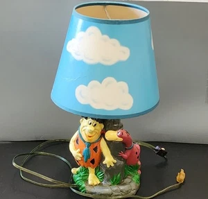Flintstones Fred & Dino table Lamp. Working, Rare, Vintage Hannah Barbera 1982 - Picture 1 of 23