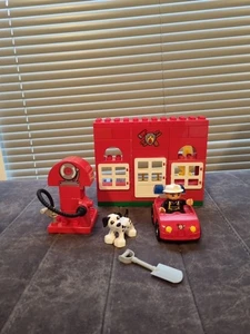 Lego Duplo Fire Station Toy Bundle, Vehicle, Figure, Bricks, Blocks, Lego - Picture 1 of 9
