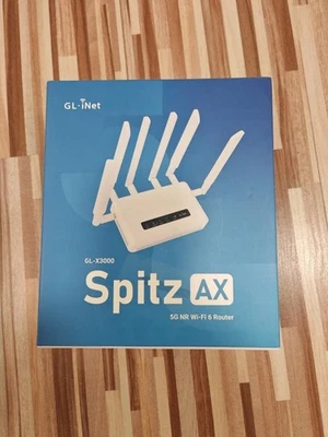 GL.iNet GL-X3000  (Spitz AX)  5G Router SIM Karte Wi-Fi 6, Mobiler WLAN Router - Bild 1 von 4