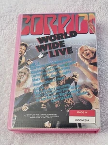 RARE Vintage Scorpions World Wide Live Indonesia PINK Cassette Case, CASE ONLY  - Bild 1 von 9