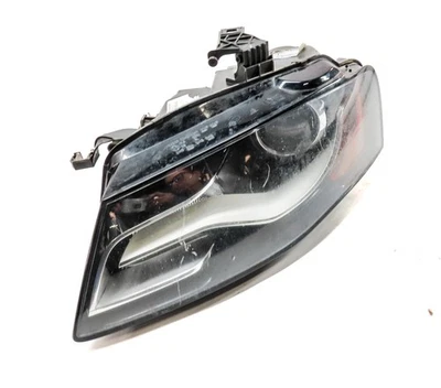 09-12 AUDI A4 S4 B8 8K FRONT LEFT DRIVER XENON HID HEADLIGHT LIGHT LAMP NON AFS - Image 1 of 4